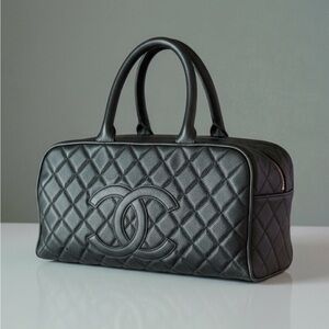 Chanel Timeless CC Caviar Bowling Bag